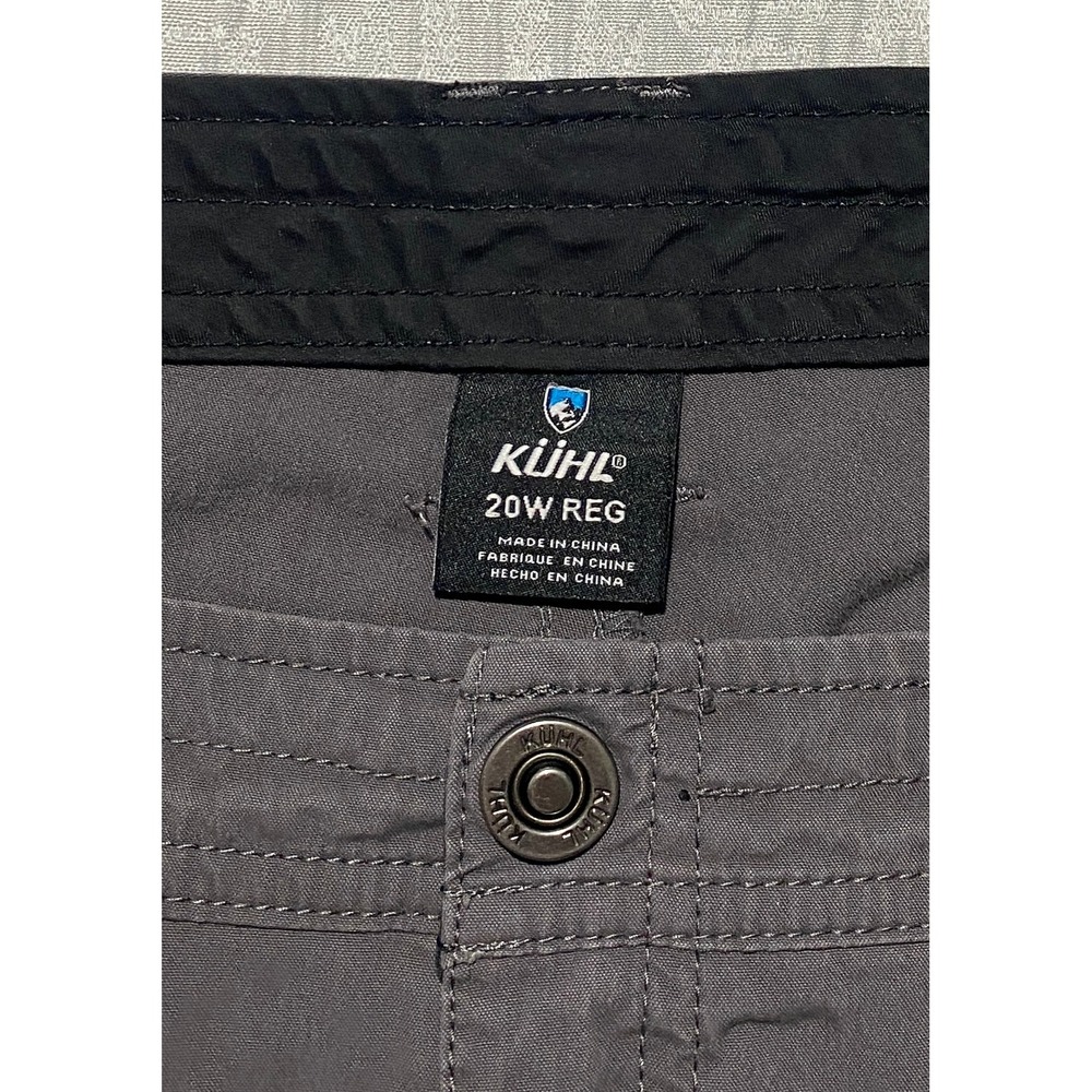 KUHL Splash Roll-Up Hiking Pants Womens 20W Regular Gray Articulated Knee - Picture 5 of 12